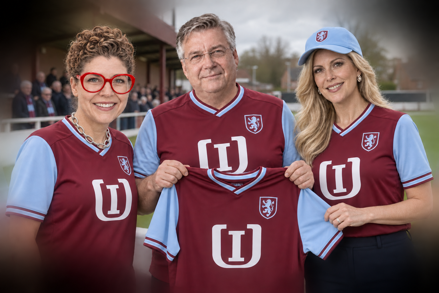 Vickie Sanders, Clarence Biggs and Alisa Janine Gallup at Morrowbank in Brackenmere shirts.
