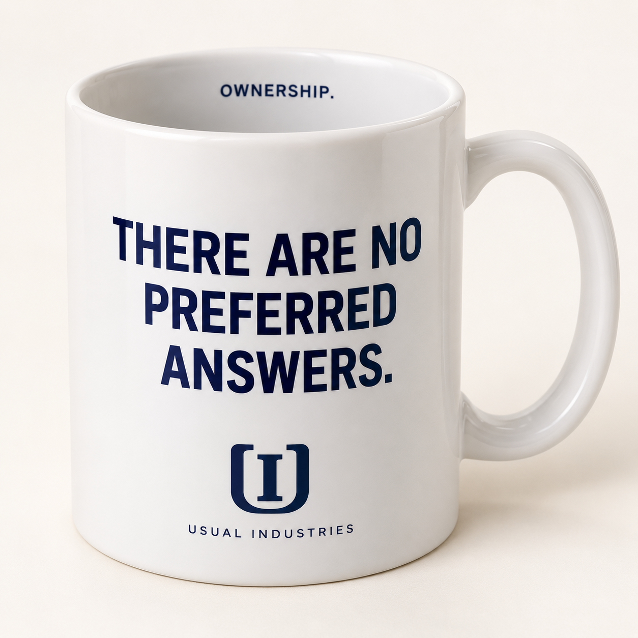 There Are No Preferred Answers. Mug